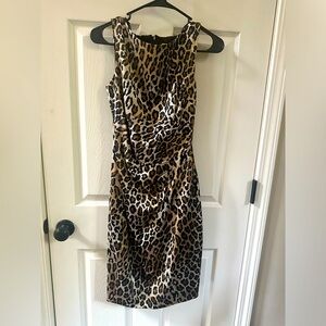 Cache Leopard Print Dress